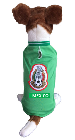 Mexico Dog Soccer Jersey-T-shirt World Cup Qatar 2022-Fifa