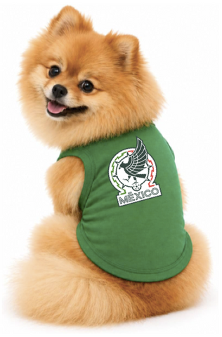Mexico Dog Soccer Jersey-T-shirt World cup 2026- Playera Perrito