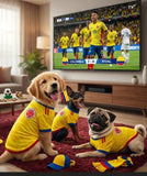 Colombia Dog Soccer Jersey- World Soccer Cup 2026- Fifa-Camiseta Perrito