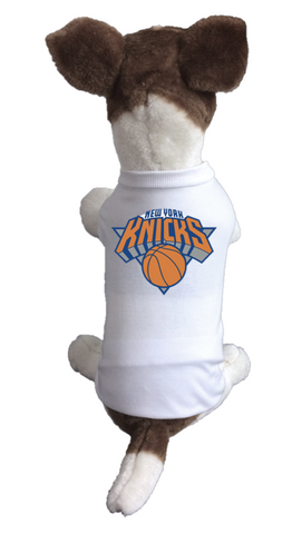 New York Knicks Dog Basketball Jersey-  Sports t-shirt -