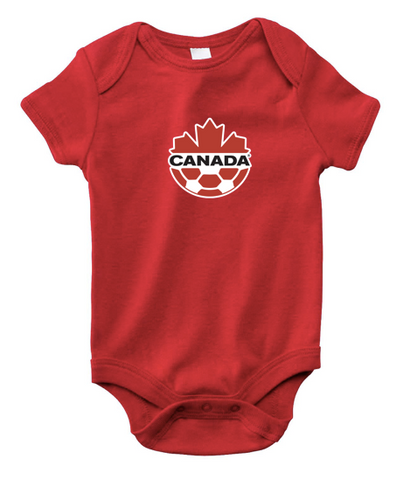 Canada-Baby Body suit-9-12 Months-Soccer-jersey World Cup Qatar 2022-Fifa