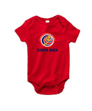 Costa Rica baby short sleeve 9-12 M World Cup 2022-fifa bodysuits-futbol-t shirt-soccer jersey