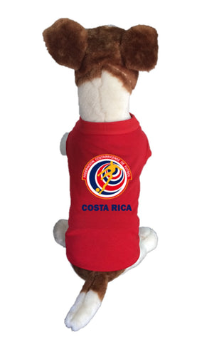 Costa Rica Dog Soccer Jersey-  Sports t-shirt - World Cup Qatar 2022-Fifa