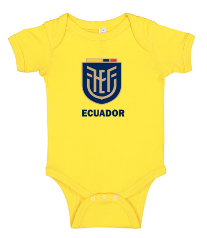Ecuador baby short sleeve- bodysuits-futbol-World Cup Qatar 2022-fifa-t shirt-soccer jersey