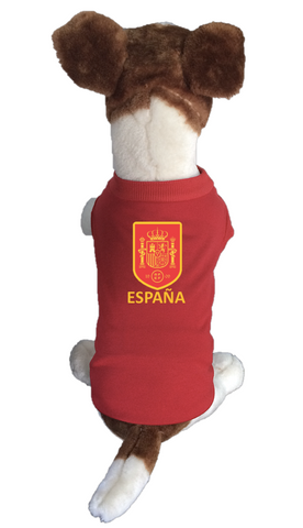 Spain Dog Soccer- Sports t-shirt - World Cup Qatar 2022--Fifa