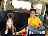 Pet Seat Cover-with Bonus Dog Seat Belt-quilted Hammock to Protect Cars-durable Waterproof Heavy Duty Material, Back Seat Cover with Adjustable Rubber Straps, Guaranteeing Firm Grip During Travel. It Includes a Safety Seat Belt.