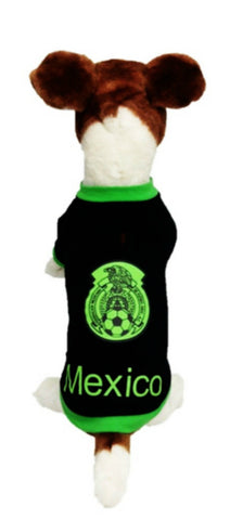 Mexico Dog Soccer Jersey-T-shirt World Cup Qatar 2022-Fifa