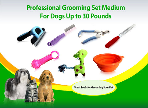 Dog Grooming Tools Medium Pets Up to 30 Lbs Deshedding nail