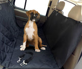 Pet Seat Cover-with Bonus Dog Seat Belt-quilted Hammock to Protect Cars-durable Waterproof Heavy Duty Material, Back Seat Cover with Adjustable Rubber Straps, Guaranteeing Firm Grip During Travel. It Includes a Safety Seat Belt.